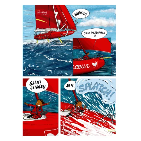 BD Embarque avec Samantha Davies sur son nouveau bateau ! Tome 2