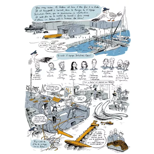 BD Embarque avec Samantha Davies sur son nouveau bateau ! Tome 2