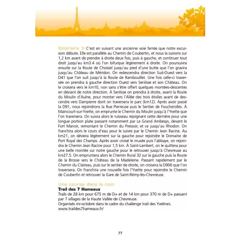 Trail autour de Paris