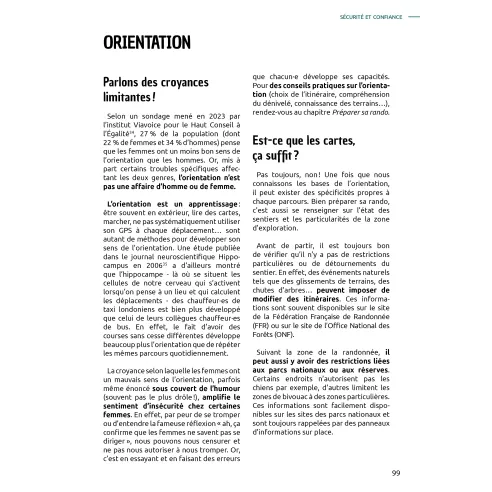 Randonneuses - Le guide