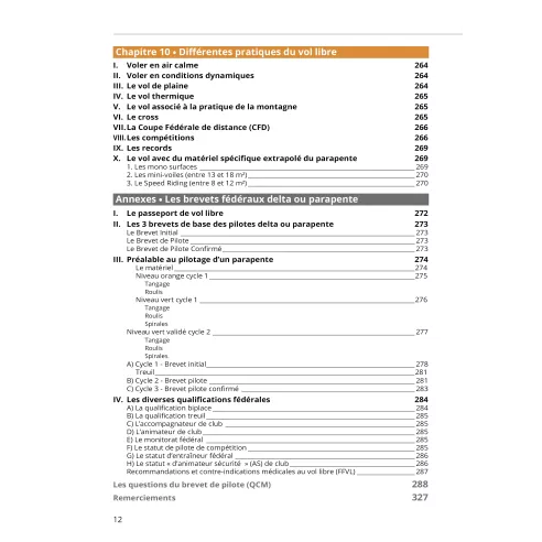 Le manuel du vol libre 2025