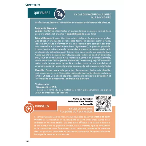 Guide des premiers secours en plein air et en milieu isolé - Deuxième édition