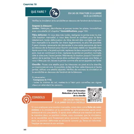 Guide des premiers secours en plein air et en milieu isolé - Deuxième édition