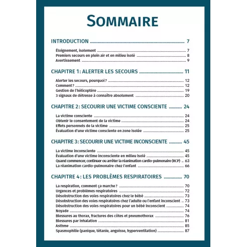 Guide des premiers secours en plein air et en milieu isolé - Deuxième édition