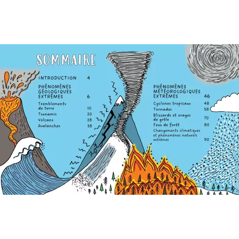 Quand la terre s'énerve ! Volcans, tremblements de terre, cyclones, tsunamis, avalanches et autres phénomènes naturels extrêmes