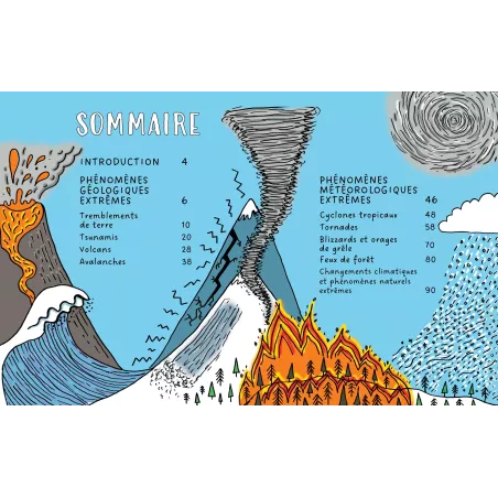 Quand la terre s'énerve ! Volcans, tremblements de terre, cyclones, tsunamis, avalanches et autres phénomènes naturels extrêmes