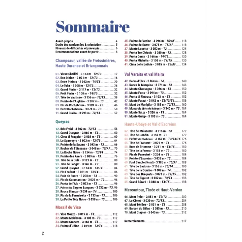 Les plus beaux 3000 des Alpes du Sud