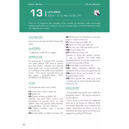 100 grandes voies plaisir autour de Chamonix