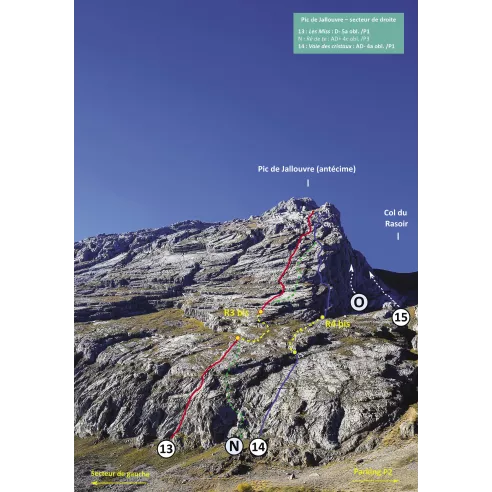 100 grandes voies plaisir autour de Chamonix