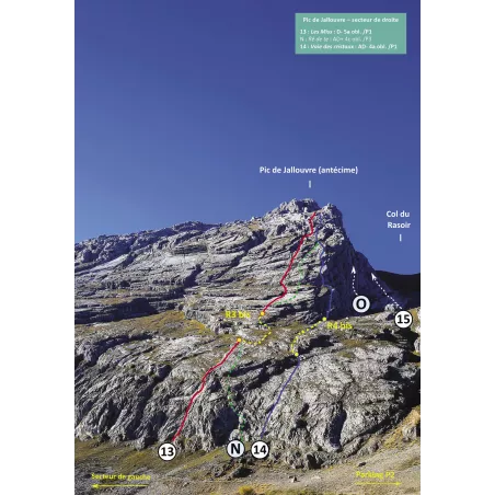 100 grandes voies plaisir autour de Chamonix