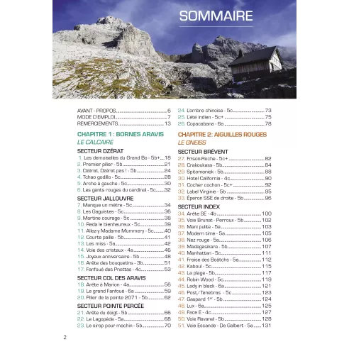 100 grandes voies plaisir autour de Chamonix