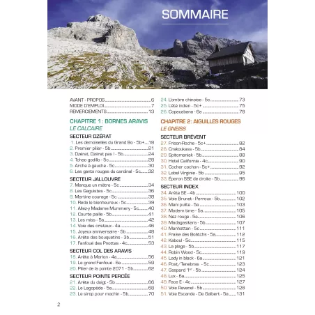 100 grandes voies plaisir autour de Chamonix