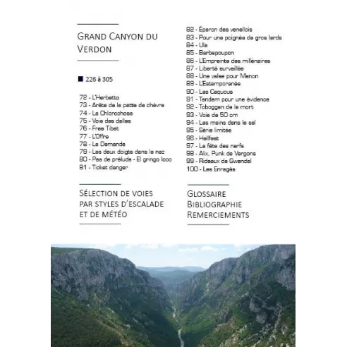 Les 100 plus belles grandes voies de Provence