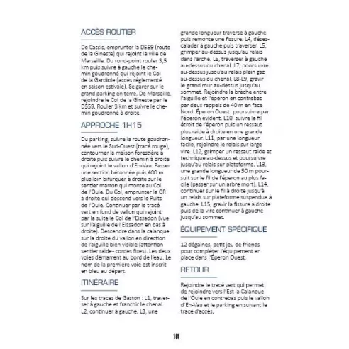 Les 100 plus belles grandes voies de Provence