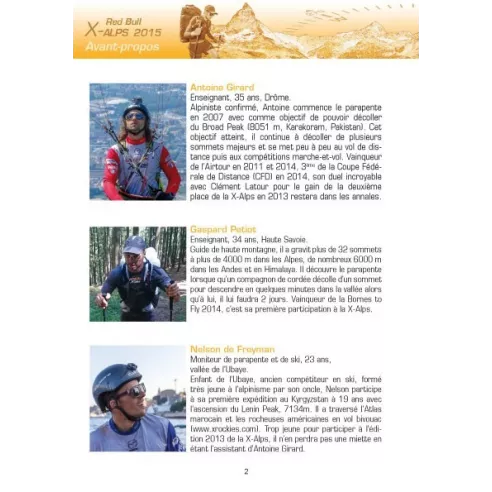 X-Alps Course-poursuite à travers les Alpes