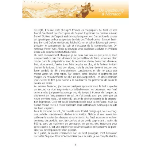 X-Alps Course-poursuite à travers les Alpes