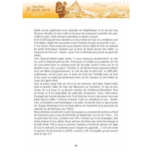 X-Alps Course-poursuite à travers les Alpes