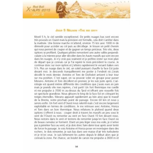 X-Alps Course-poursuite à travers les Alpes