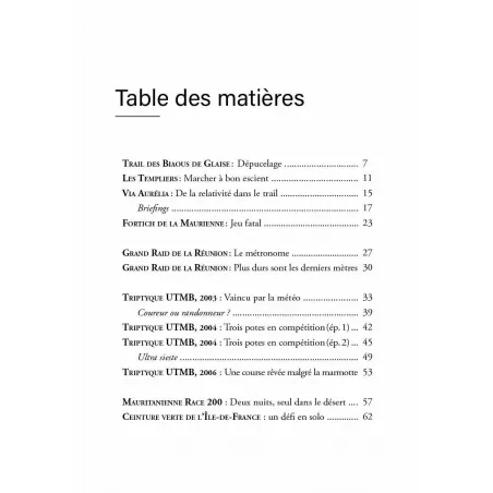 Histoires de trail