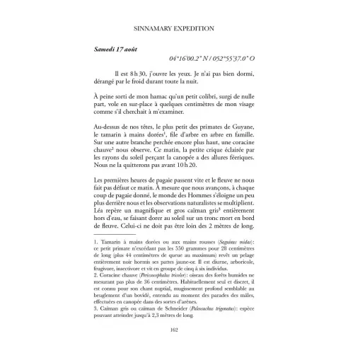 Journal d'expéditions en Amazonie