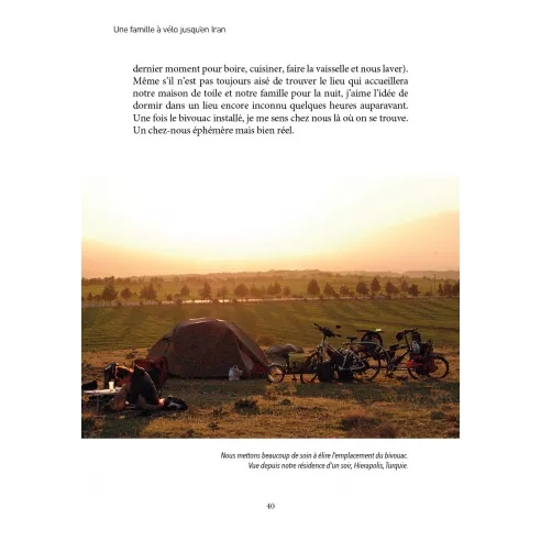 Une famille à vélo jusqu’en Iran