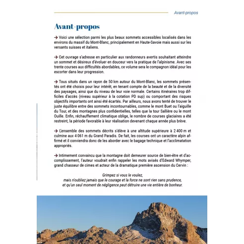 Sommets autour du Mont-Blanc