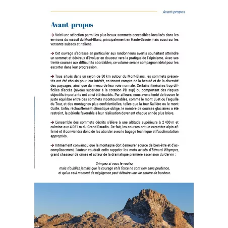 Sommets autour du Mont-Blanc