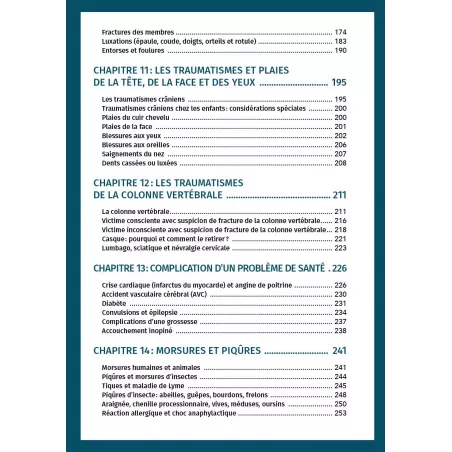 Guide des premiers secours en plein air et en milieu isolé
