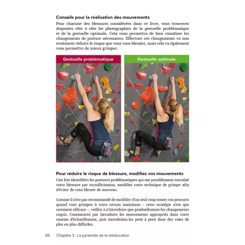 L'escalade sans blessure