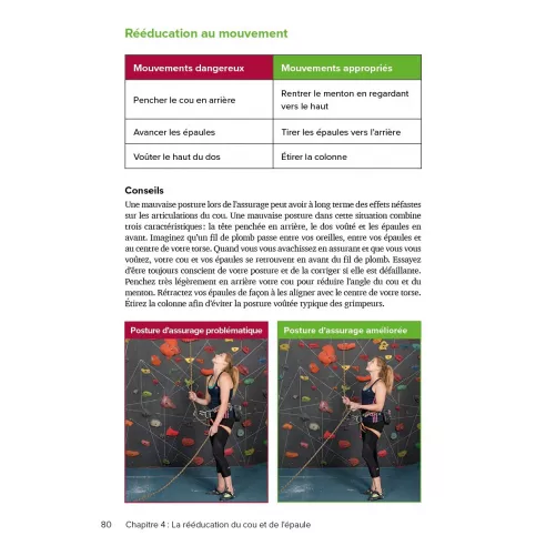 L'escalade sans blessure