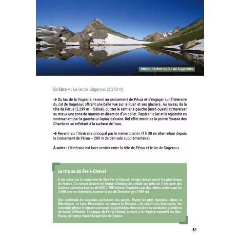 Lacs autour du Mont-Blanc