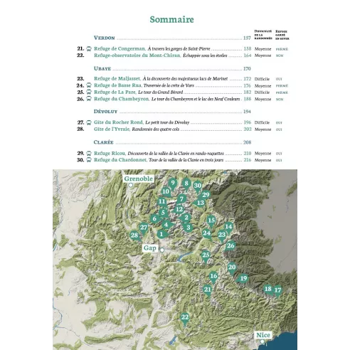Rando-refuge dans les Alpes du Sud